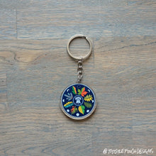 Thistle Finch Philadelphia Hex Sign Keychain