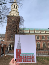 Art by Alicia Christ Church Print