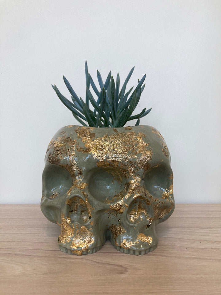 Maker Missya Double Skull Planter