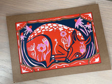 Squirrel Dance Farm Fawn Paper Cut