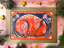 Squirrel Dance Farm Fawn Paper Cut
