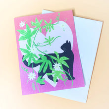 StitchPrism Heart Cat Card