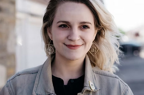 Aimee Petkus Jewelry Large Geo Hoops
