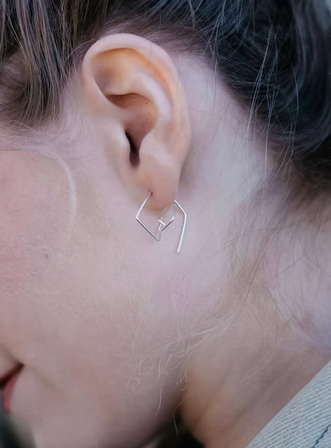 Aimee Petkus Jewelry Mini Geo Hoops