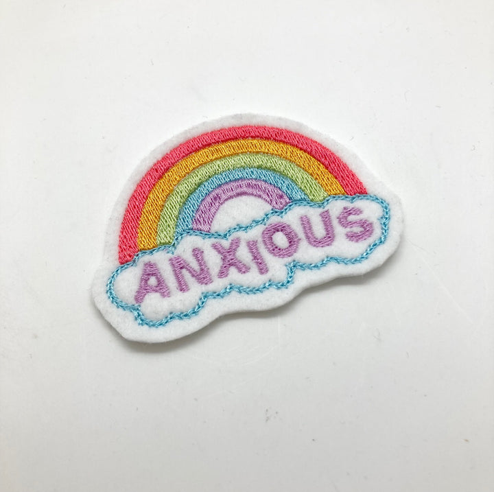 Sophie Margot Art Iron On Patch Anxious