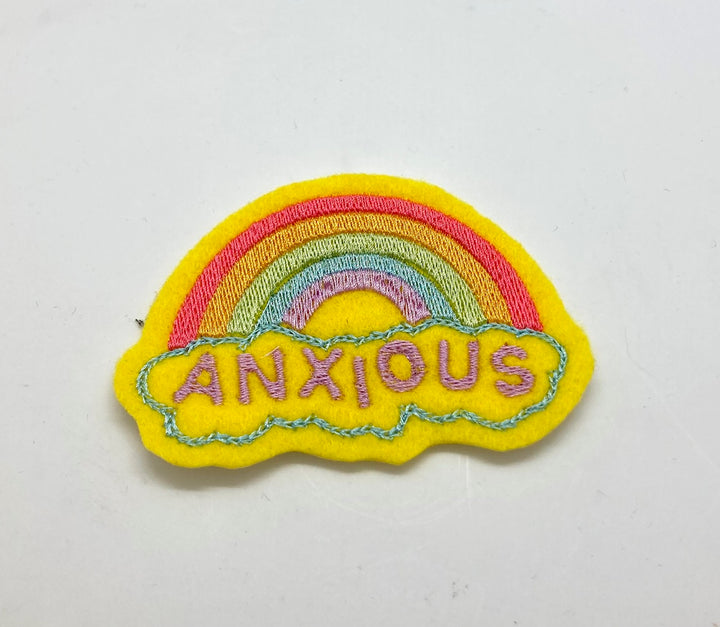 Sophie Margot Art Iron On Patch Anxious