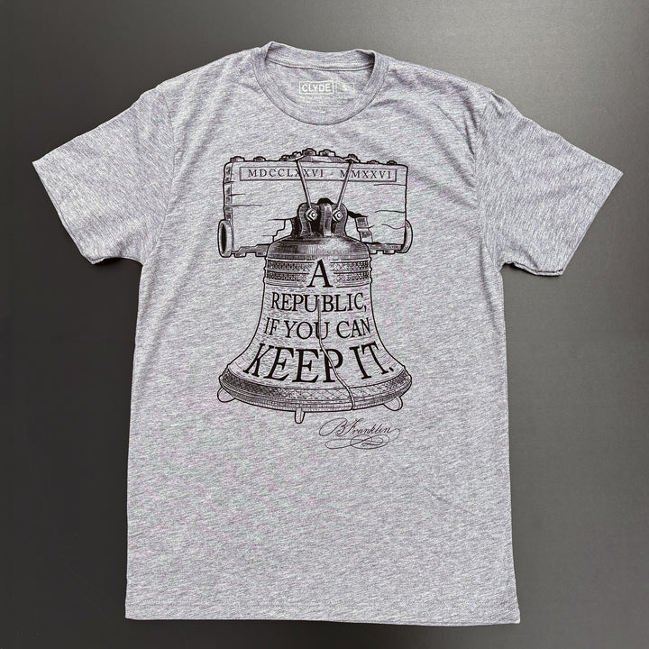 CLYDE  "A republic, if you can keep it" Tshirt