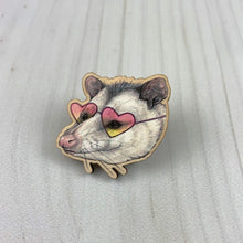 Sarah Draws Things Opossum Pin