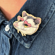 Sarah Draws Things Opossum Pin