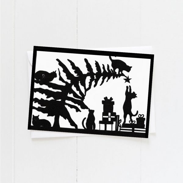 Squirrel Tacos Catastrophe Cat Greeting Card