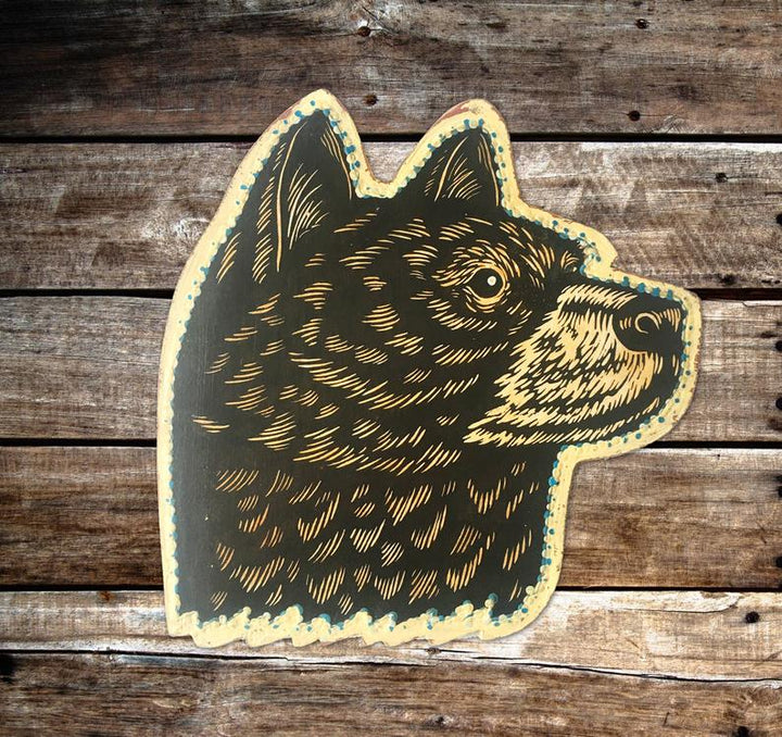 Horse & Hare Bear Head Cutout
