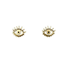 Carolyn Keys Ojo Studs in Brass