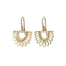 Carolyn Keys Osa Earrings in Brass