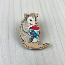 Sarah Draws Things Opossum Water Ice Pin