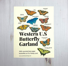 Sarah Draws Things Western US Butterfly Garland